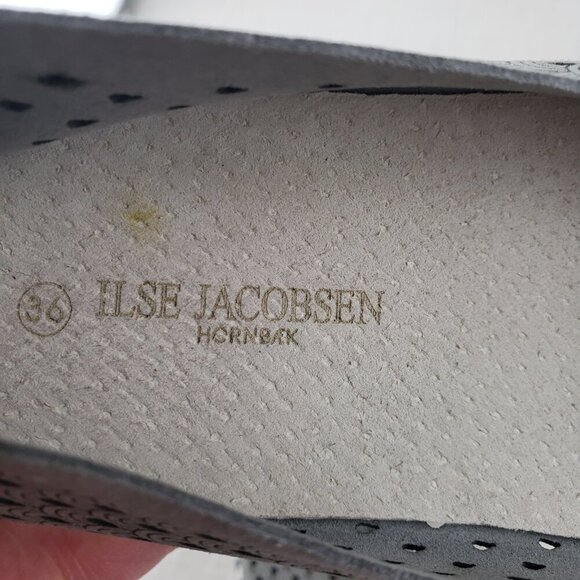 Ilse Jacobsen Tulip Ballet Flats Slip On Gray Comfort Shoes Size 36 US 5.5-6 - Picture 6 of 8